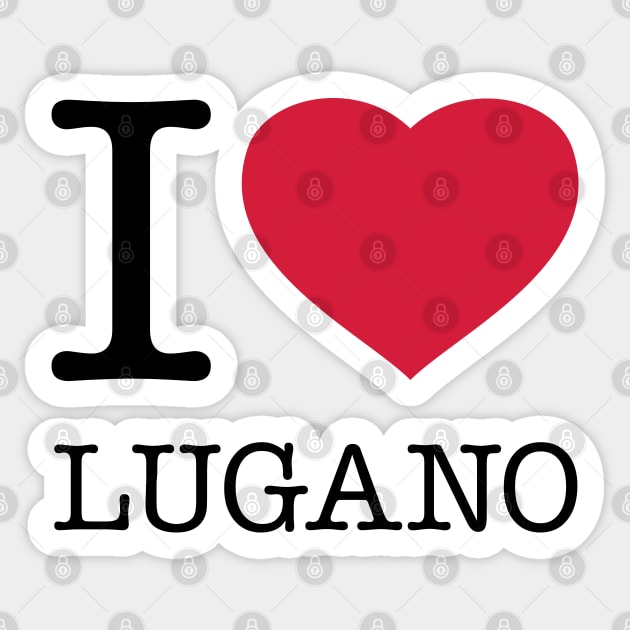 I LOVE LUGANO Sticker by eyesblau